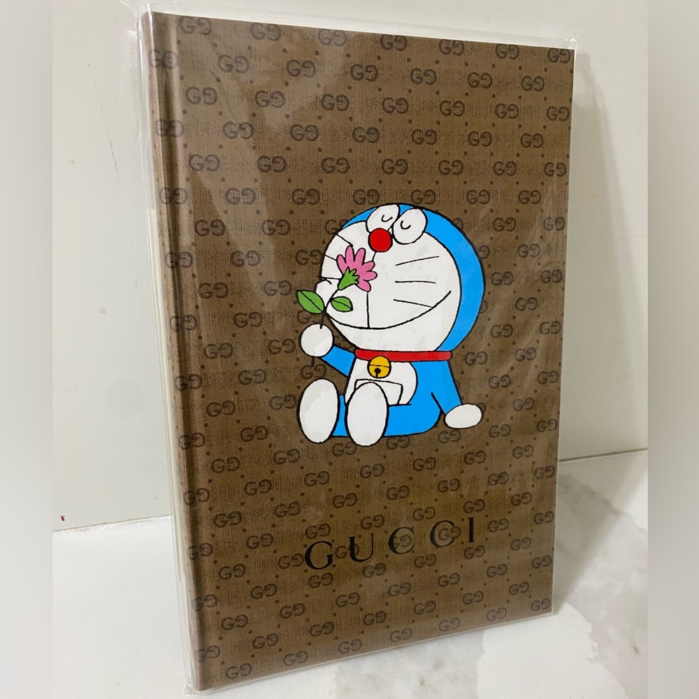 Gucci x Doraemon Hardcover  notebook